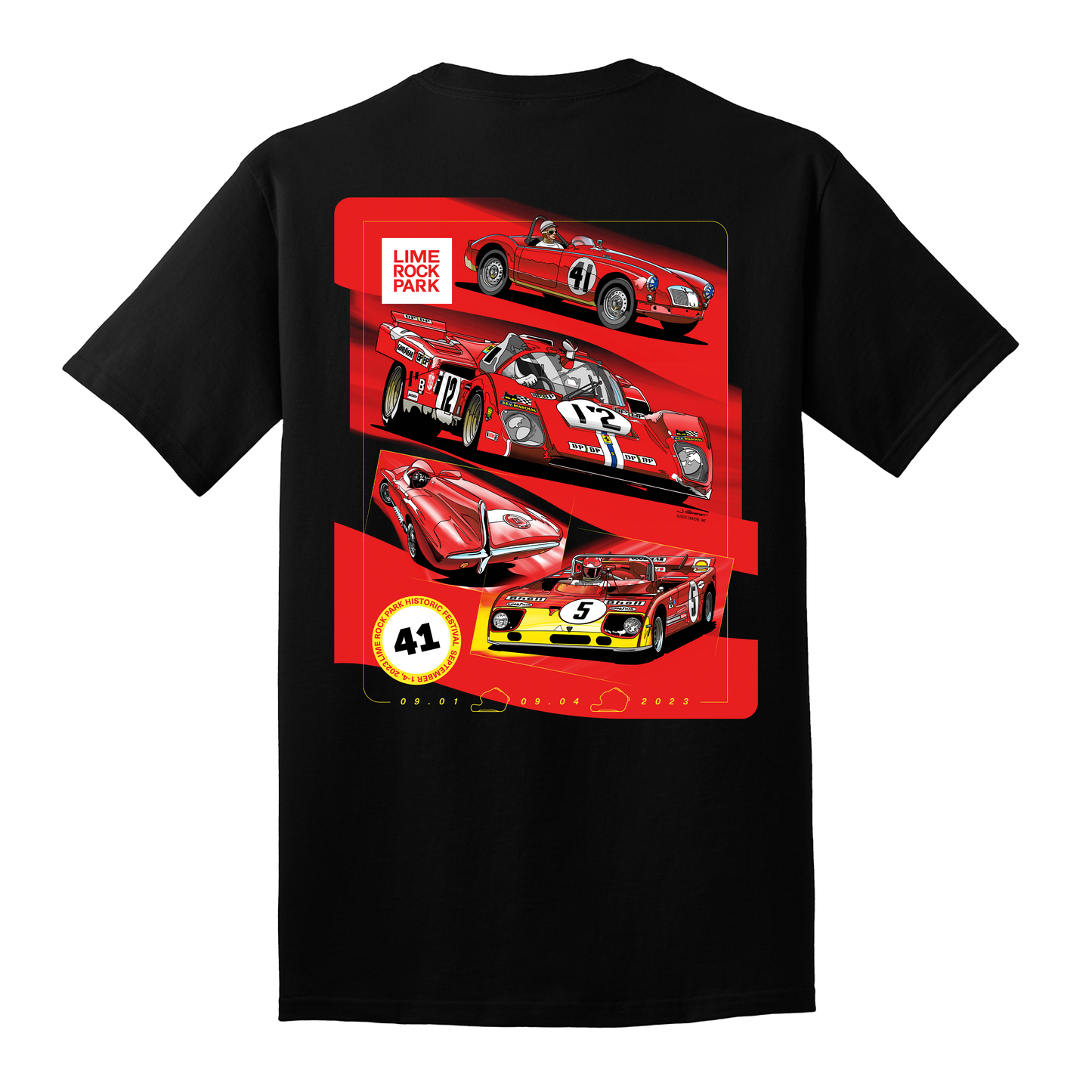 2023 LRP Historic Festival 41 Event Tee - Black