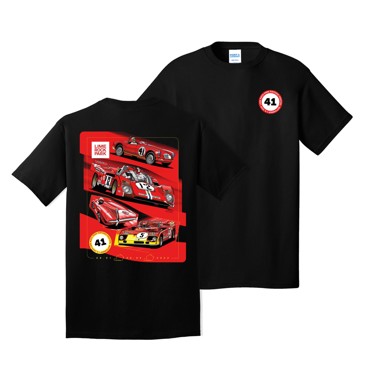2023 LRP Historic Festival 41 Event Tee - Black