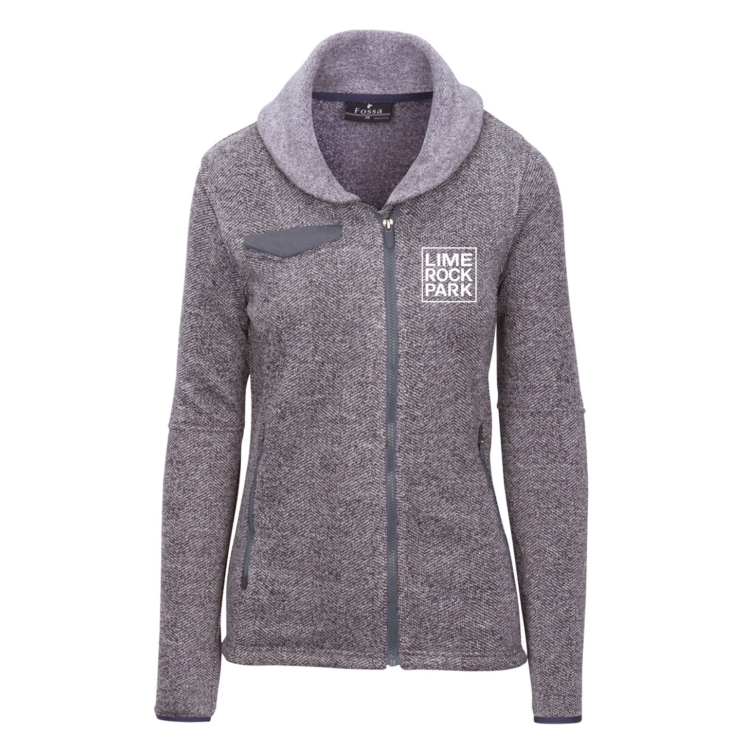 LRP Ladies Kentfield Fleece Jacket - Heather Grey