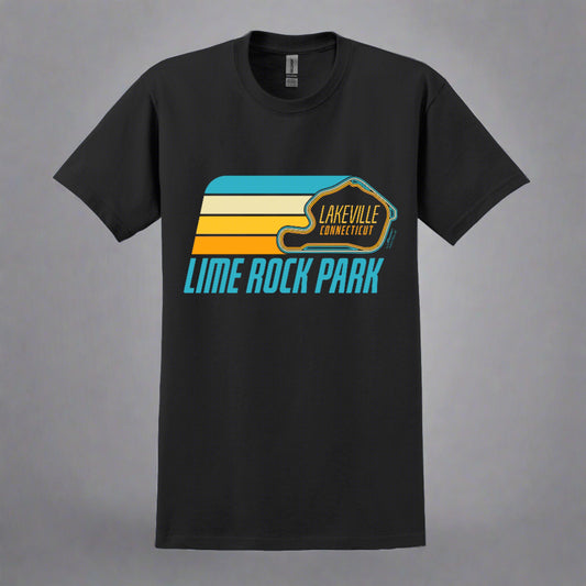 Lime Rock Park Retro Design Tee - Black