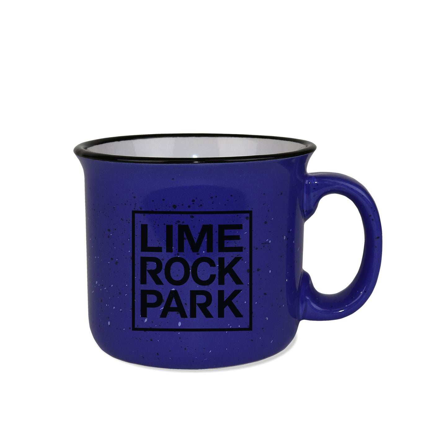 Lime Rock Park Speckled Campfire Mug - Blue