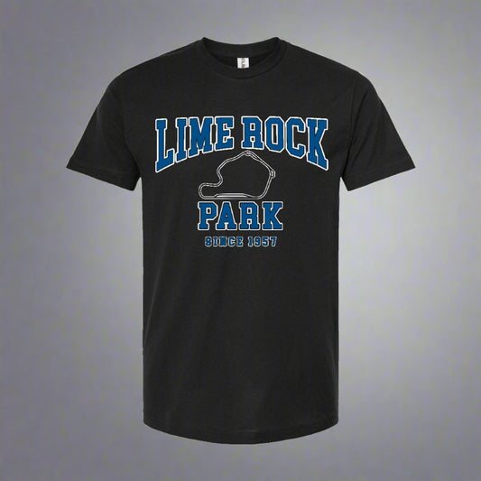 Lime Rock Park Collegiate Design Tee - Black
