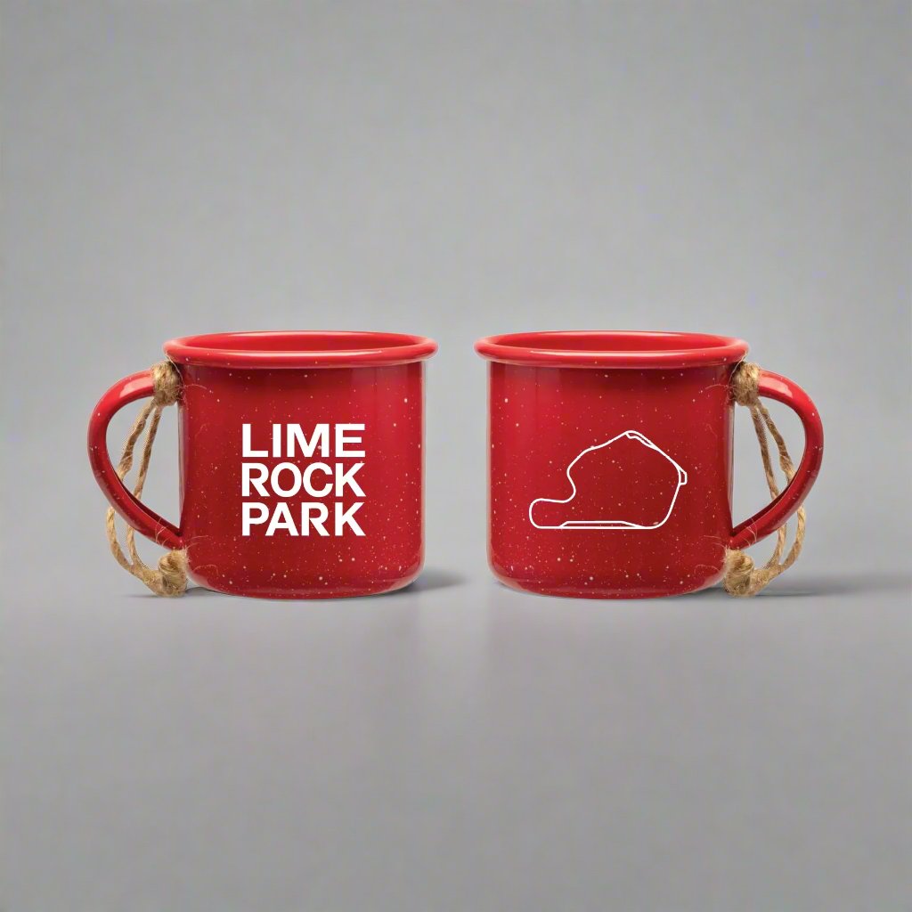 Lime Rock Park Mini Mug Ornament - Red