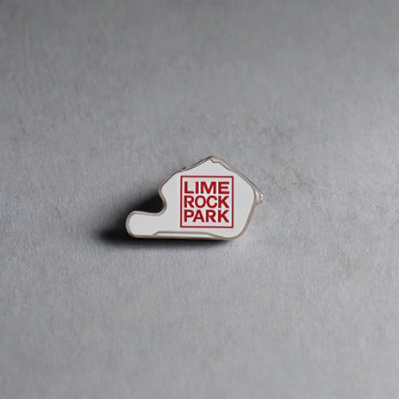Lime Rock Park Track Outline Lapel Pin