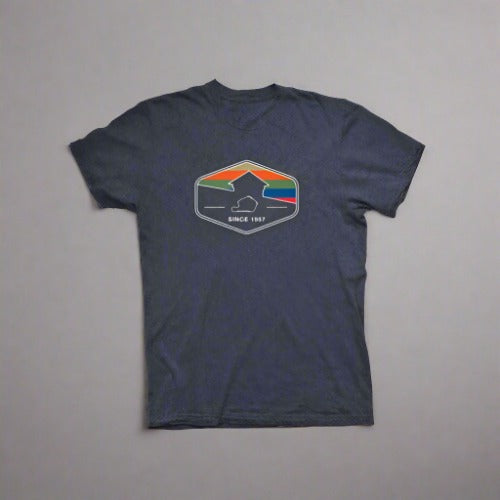 LRP Tower Silhouette Tee - Heather Denim