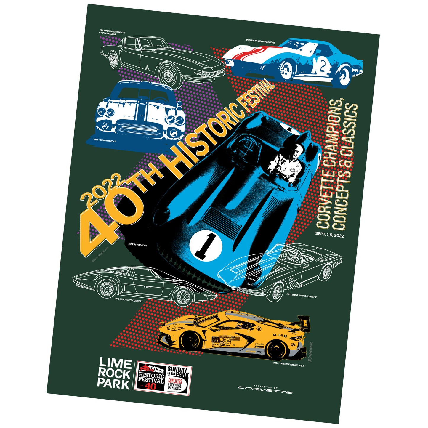 2022 LRP 40th Historics Poster