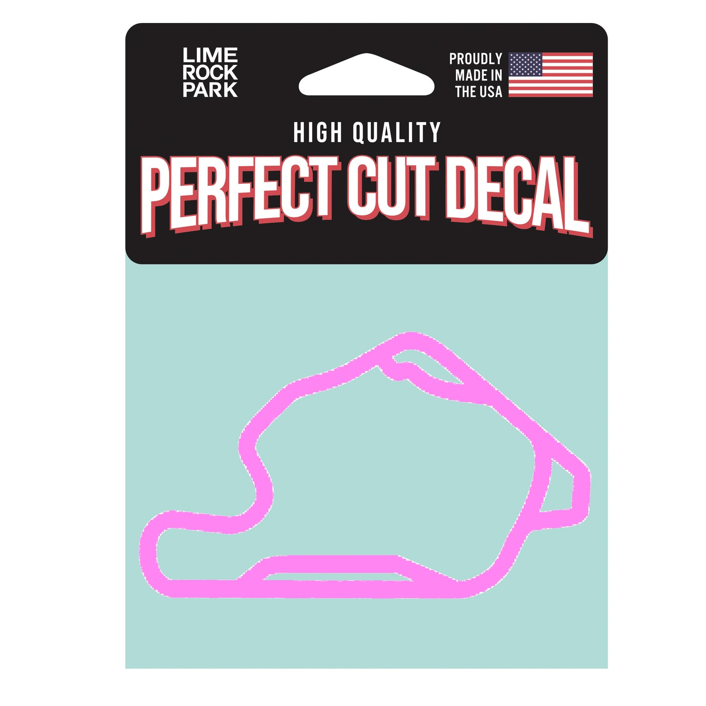 LRP Track Outline - Hot Pink