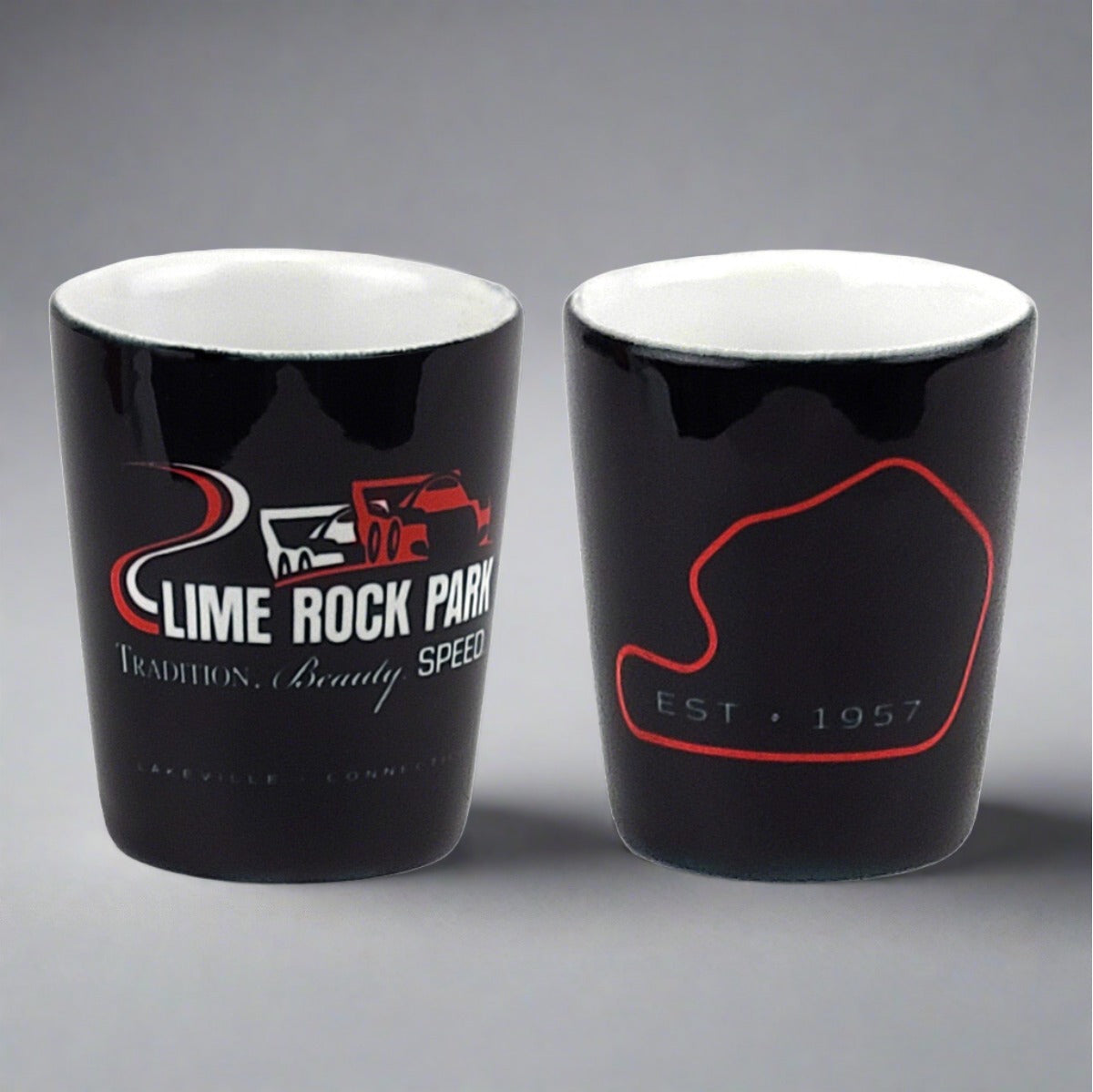 LRP Shot Glass - Black/White