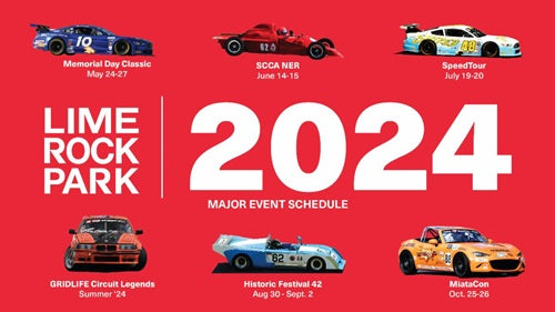 Lime Rock Park 2024 Schedule