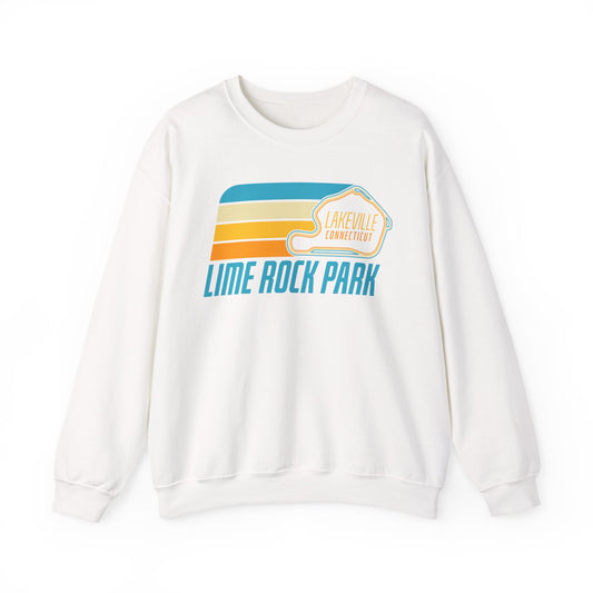 Lime Rock Park Retro Design Crewneck Sweatshirt