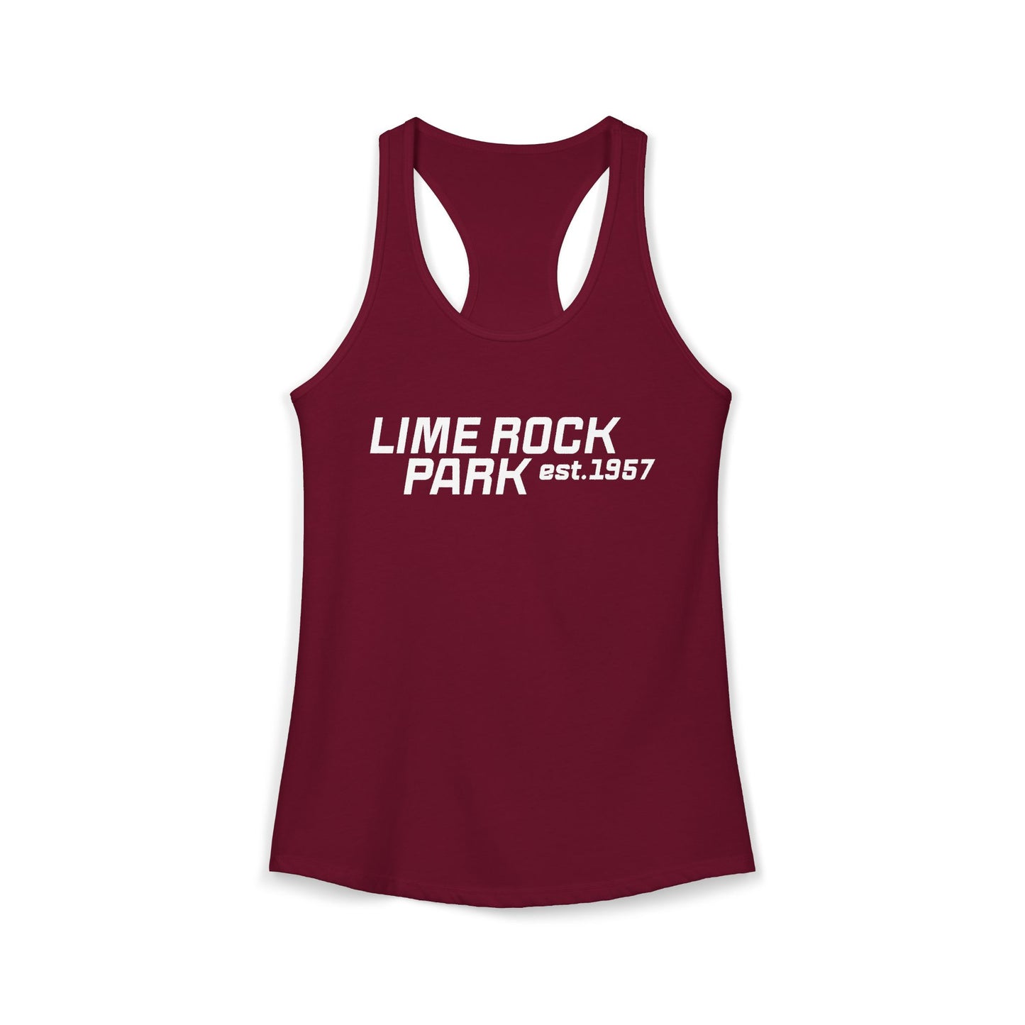 Lime Rock Park Ladies Racerback Tank Top