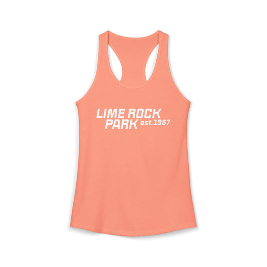 Lime Rock Park Ladies Racerback Tank Top