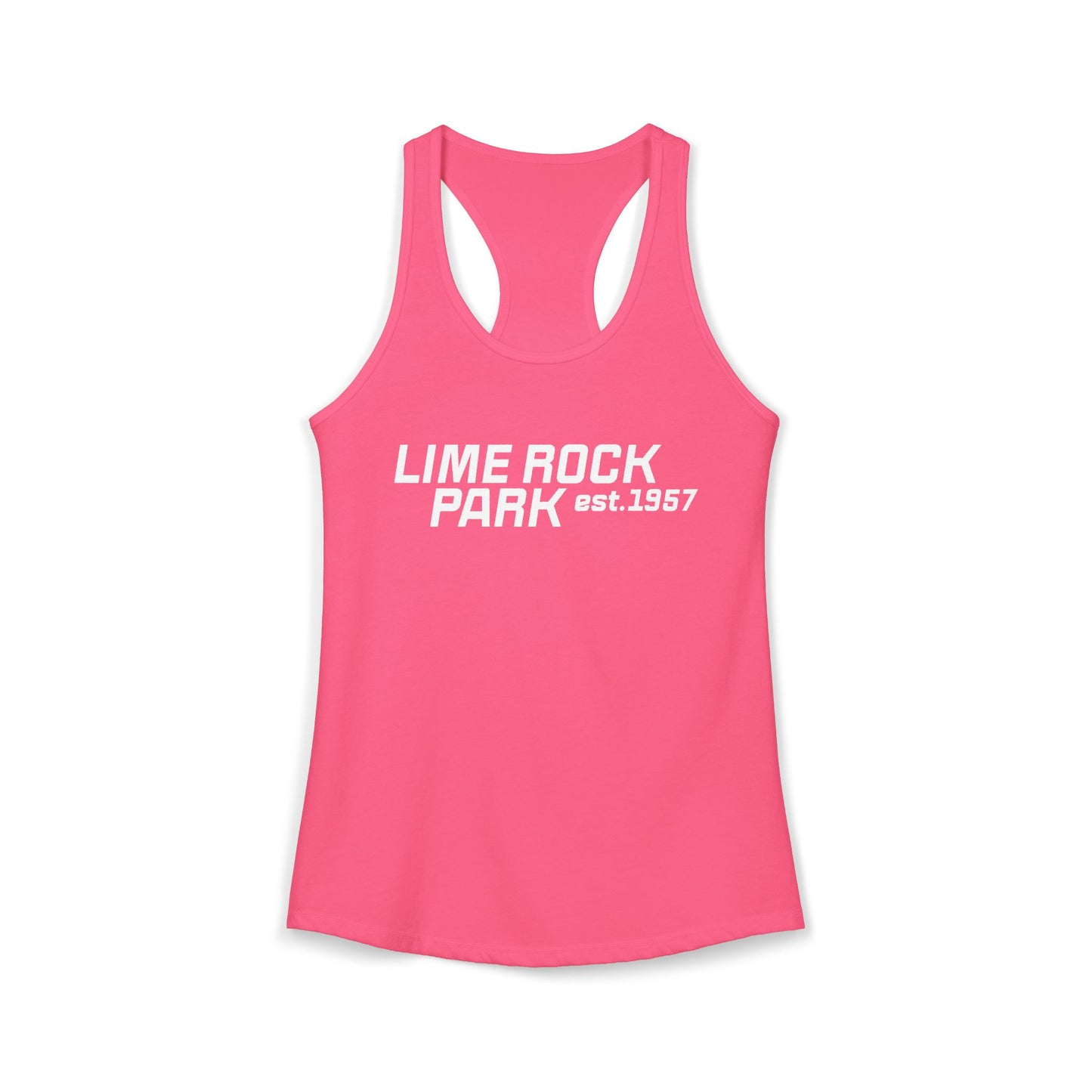 Lime Rock Park Ladies Racerback Tank Top