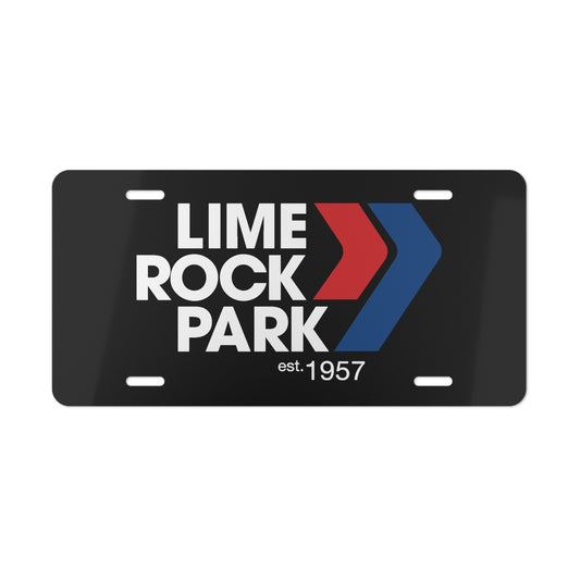Lime Rock Park Metal License Plate