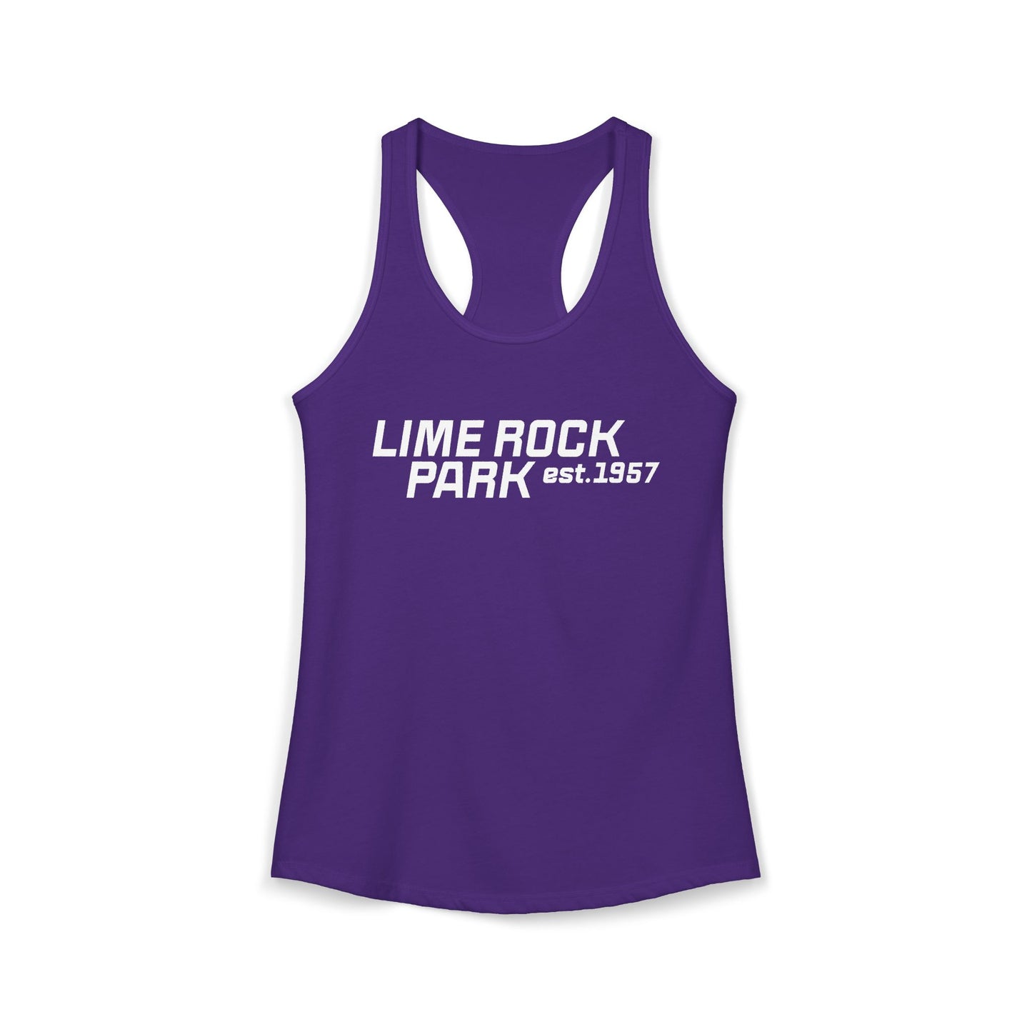 Lime Rock Park Ladies Racerback Tank Top