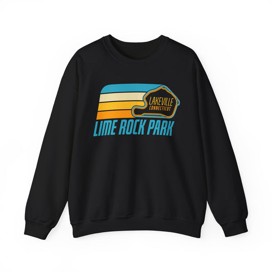 Lime Rock Park Retro Design Crewneck Sweatshirt