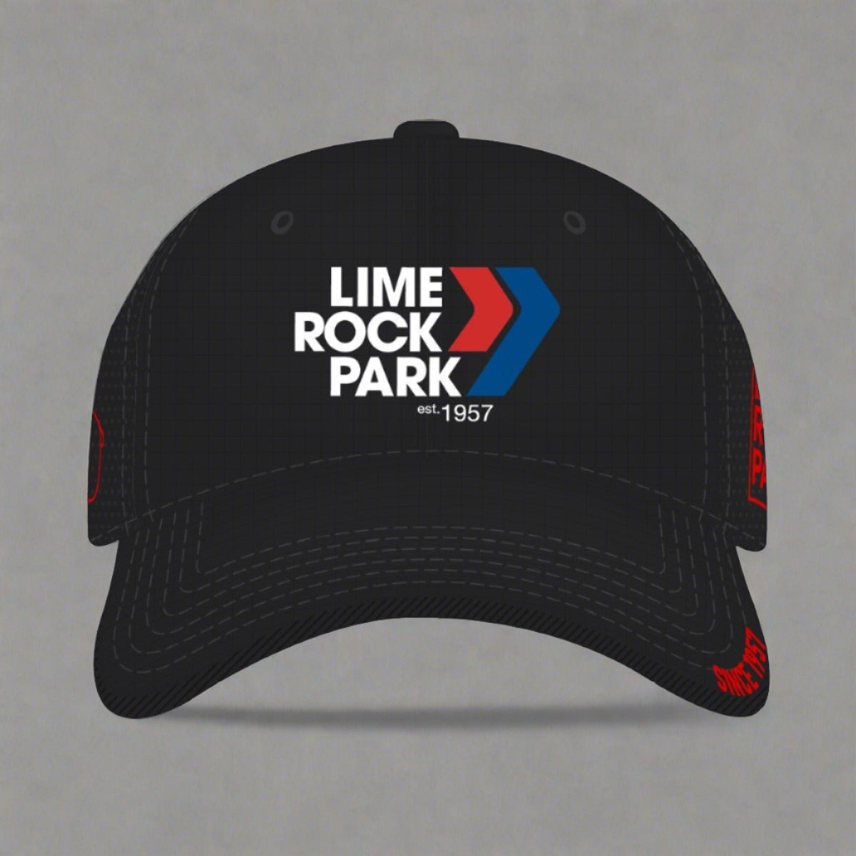 Lime Rock Park Air Mesh Hat - Black