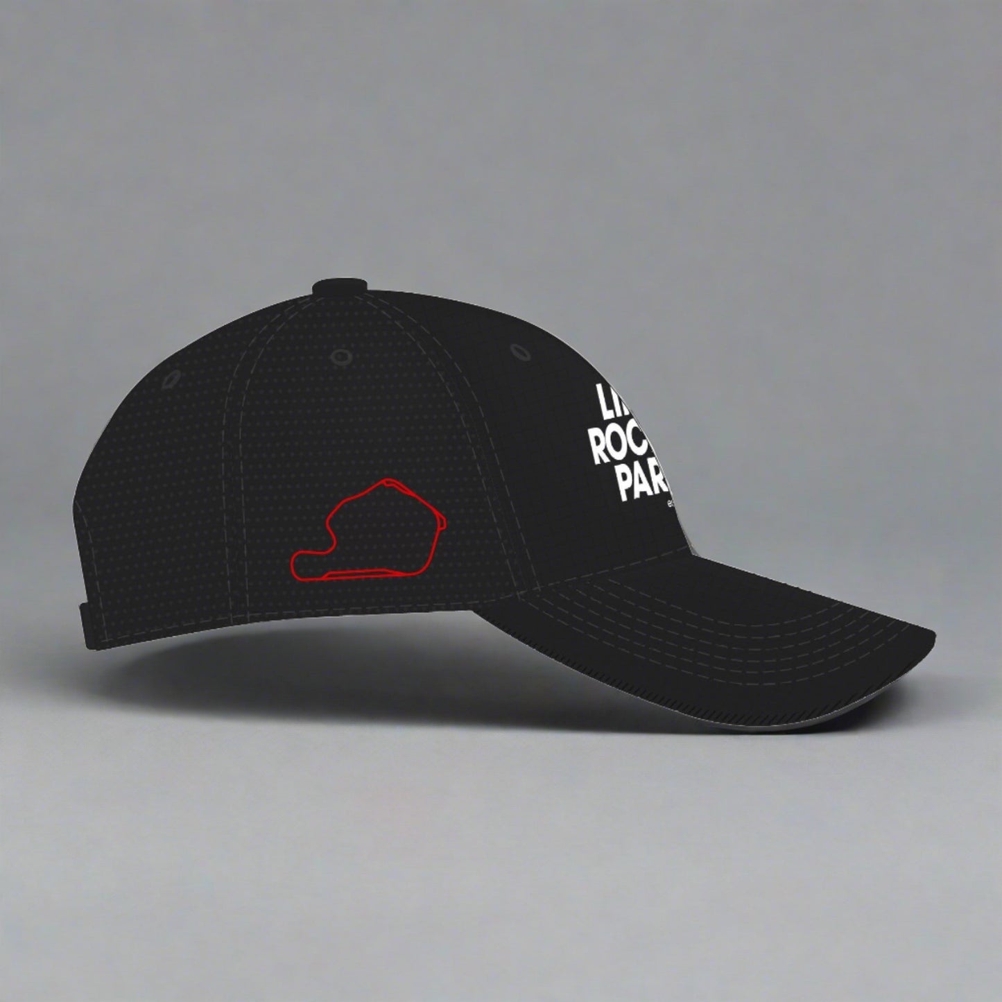 Lime Rock Park Air Mesh Hat - Black