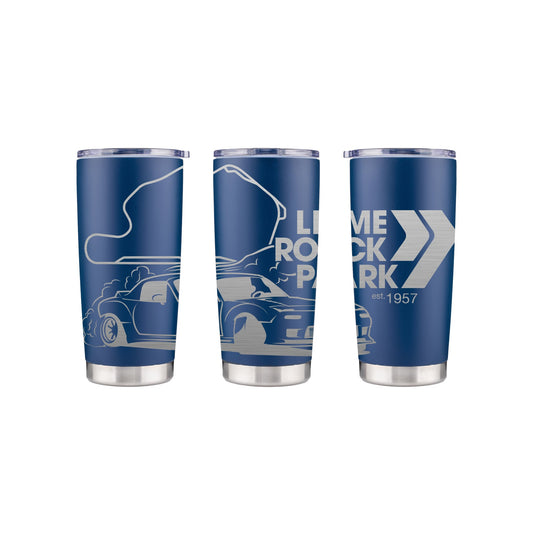 Lime Rock Engraved Tumbler - Navy