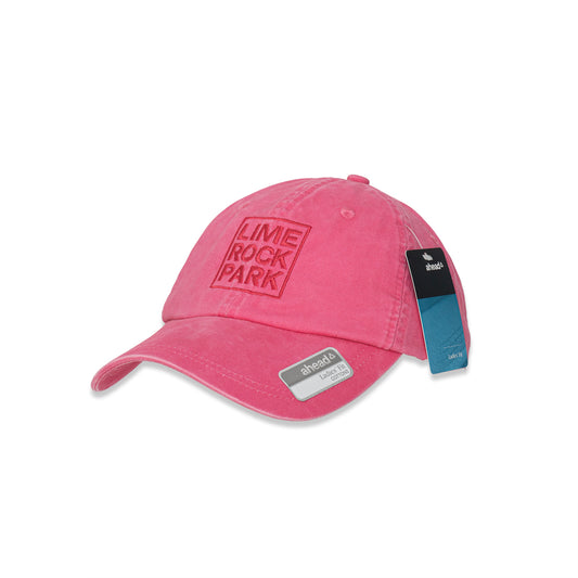 Lime Rock Park Ladies Unstructured Hat - Pink