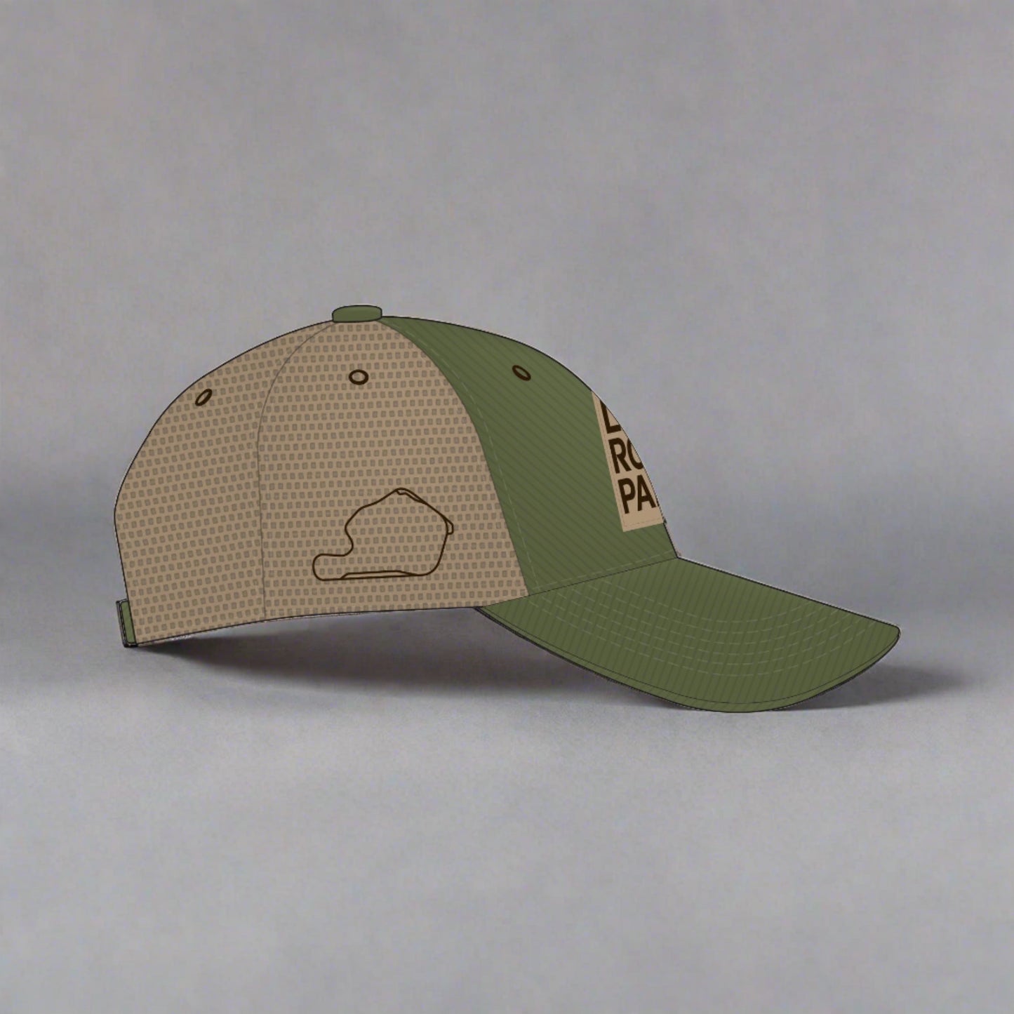 Lime Rock Park Trucker Hat - Olive/Khaki