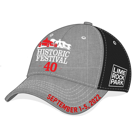 2022 LRP 40th Historics Hat - Grey/Black
